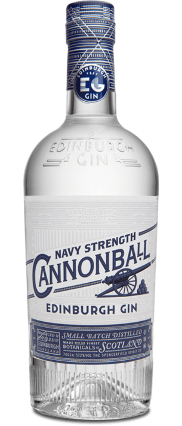 EDINBURGH GIN CANNONBALL NAVY STRENGTH