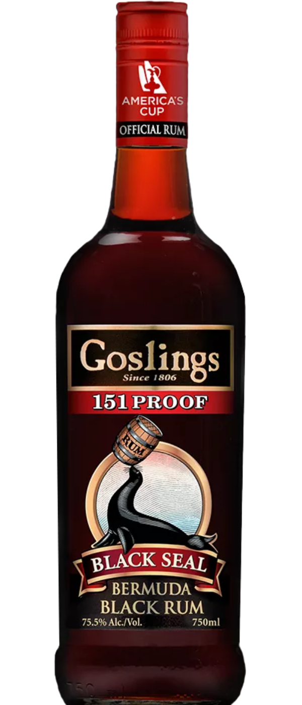 GOSLINGS BLACK SEAL 151 PROOF