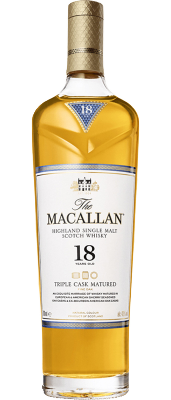 MACALLAN 18 YEAR OLD TRIPLE CASK