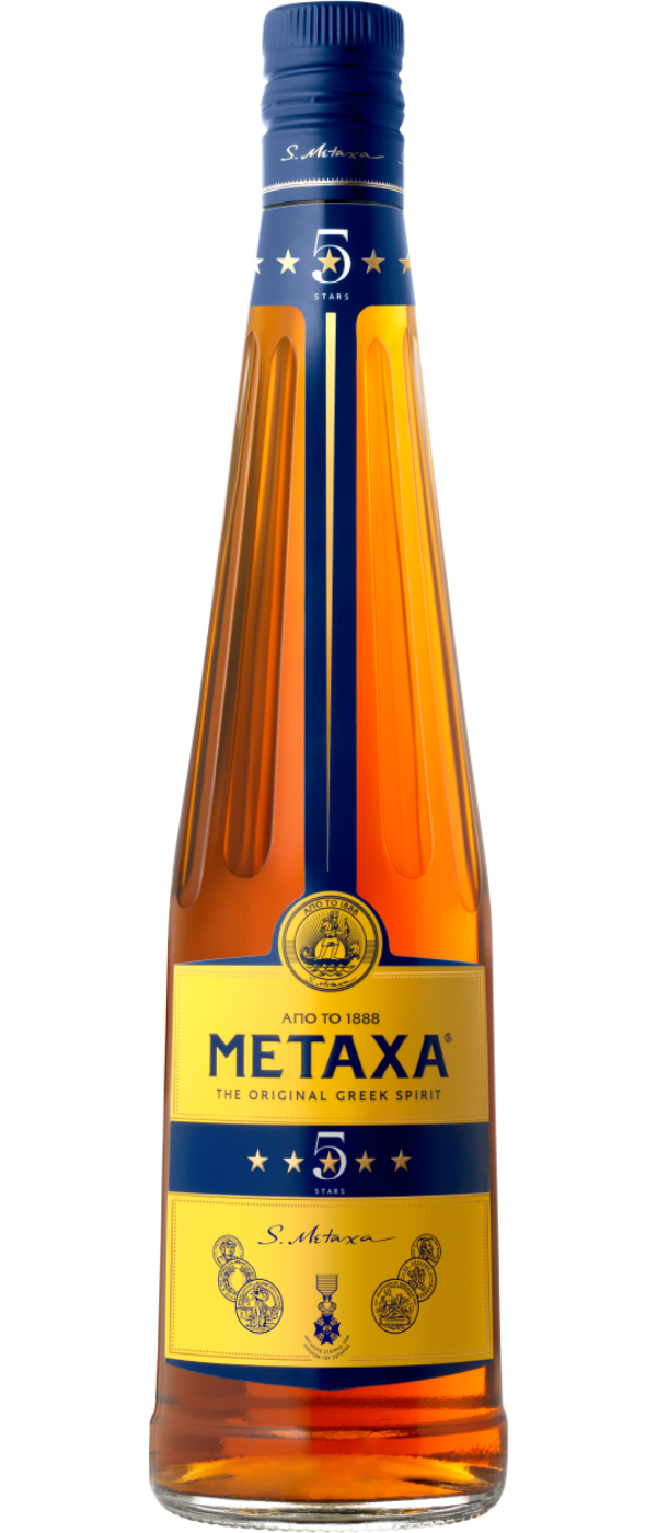 METAXA BRANDY 5 STARS