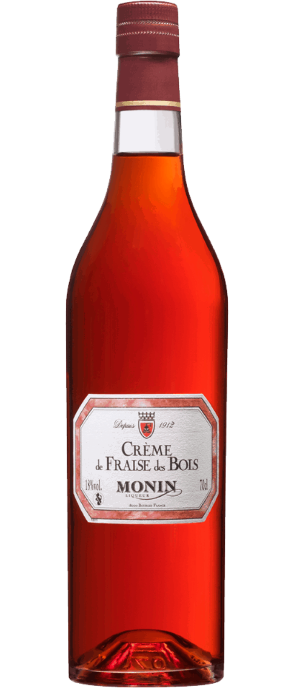 MONIN CREME DE FRAISE DE BOIS (WILD STRAWBERRY)