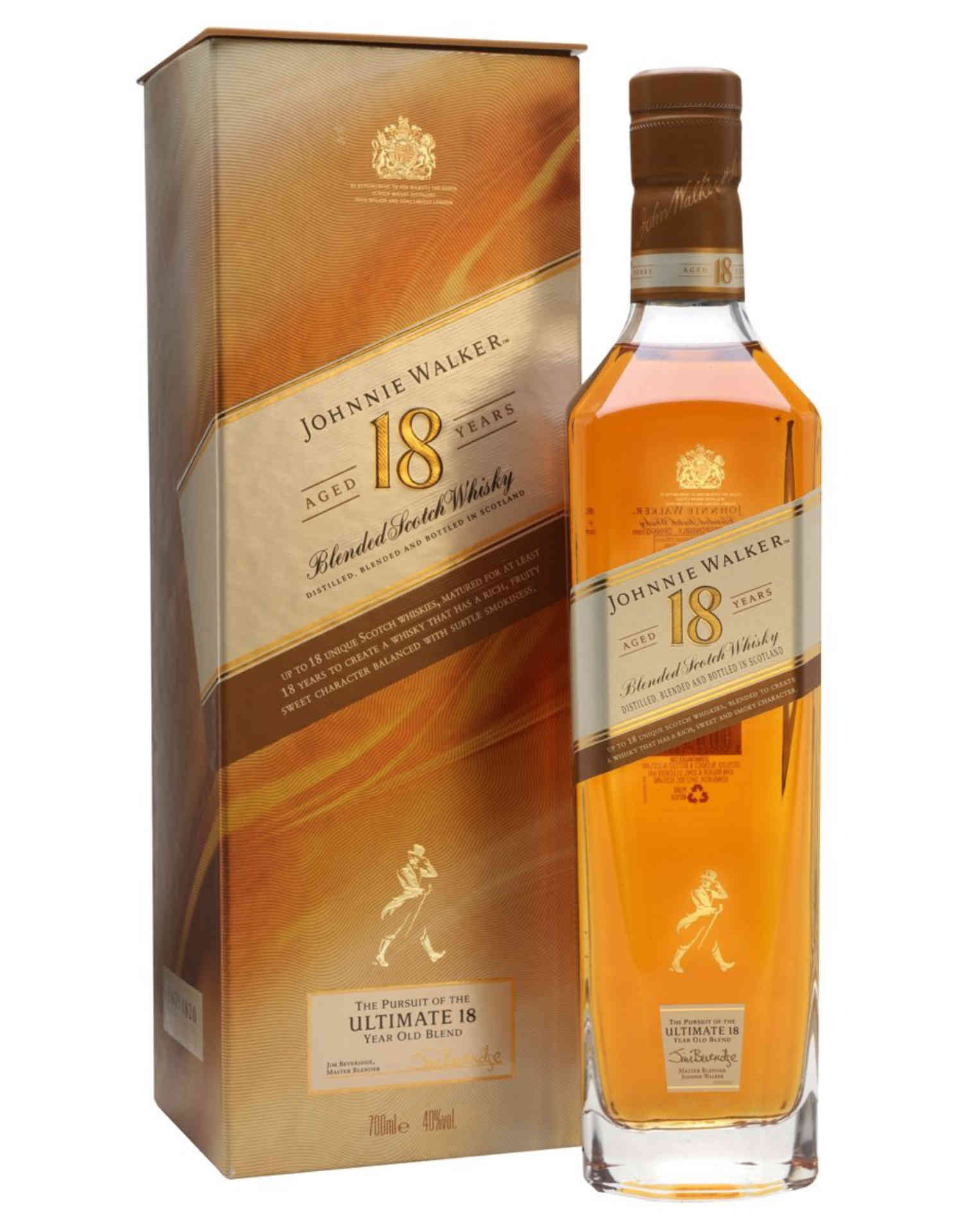 JOHNNIE WALKER LABEL 18 YEAR OLD