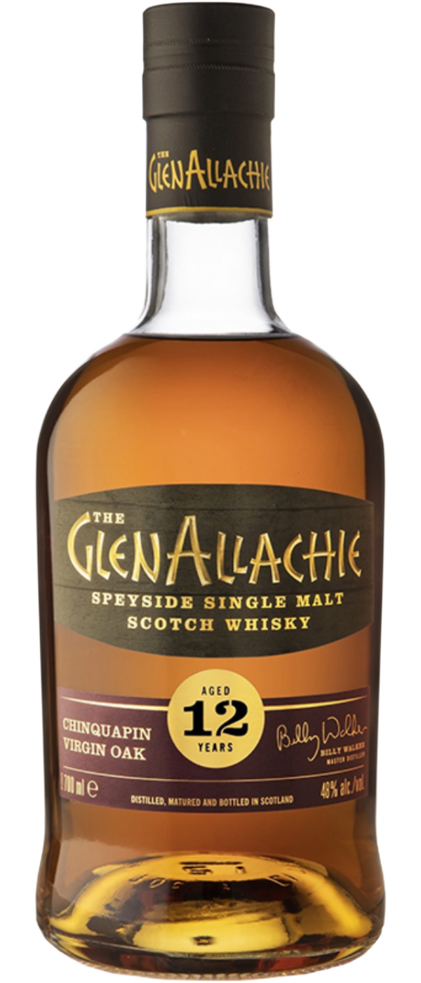 GLENALLACHIE 12 Y.O. VIRGIN CHINQUAPIN SPEYSIDE SINGLE MALT