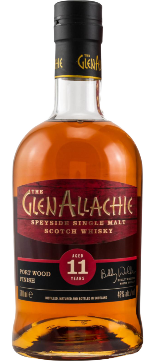 GLENALLACHIE 11 Y.O. PORT WOOD SPEYSIDE SINGLE MALT