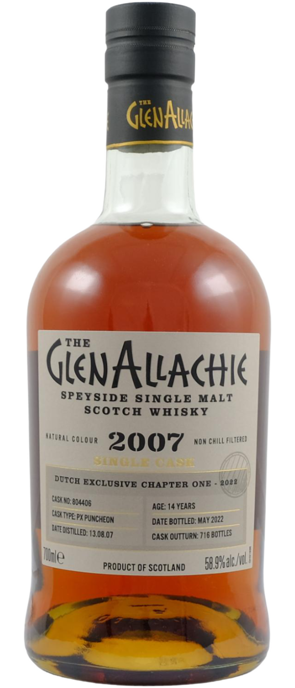 GLENALLACHIE 2007 PX SINGLE CASK