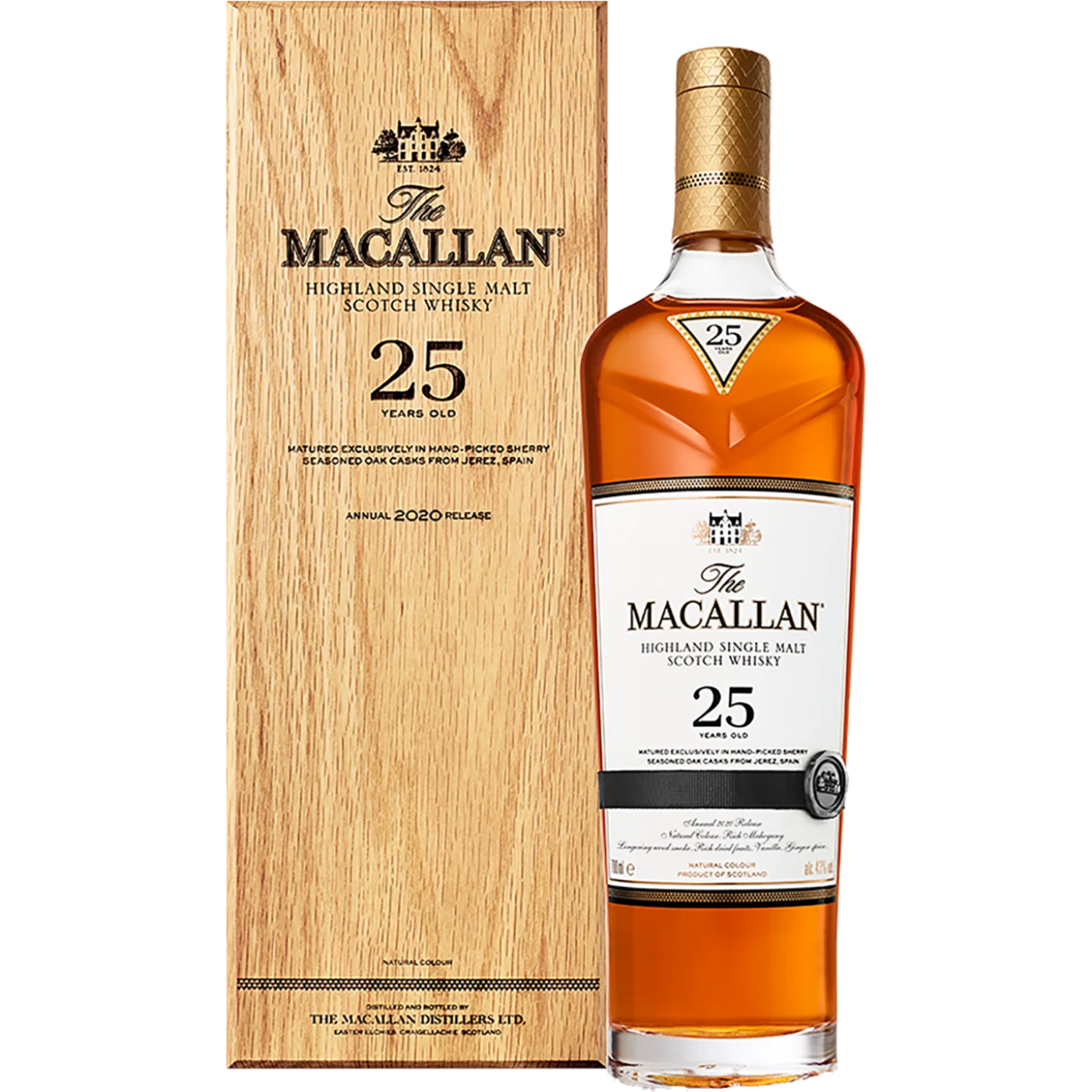 MACALLAN 25 Y.O. SHERRY OAK