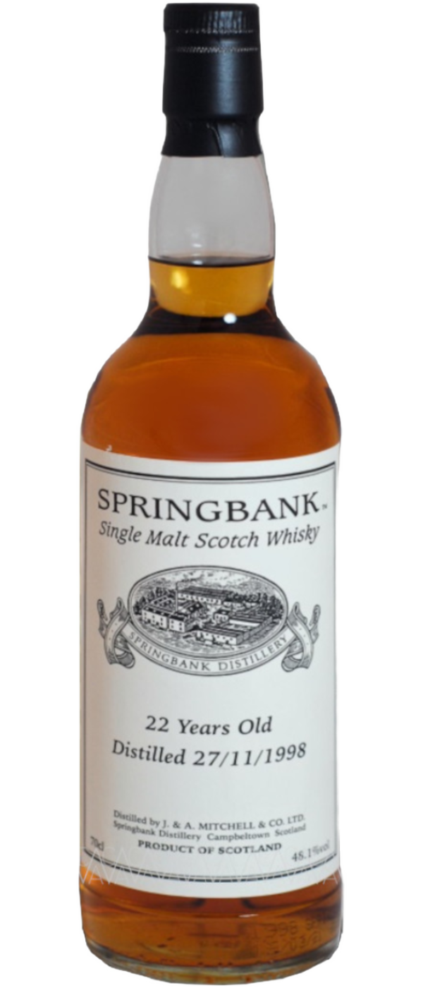 SPRINGBANK SINGLE CASK 409 SINGLE MALT