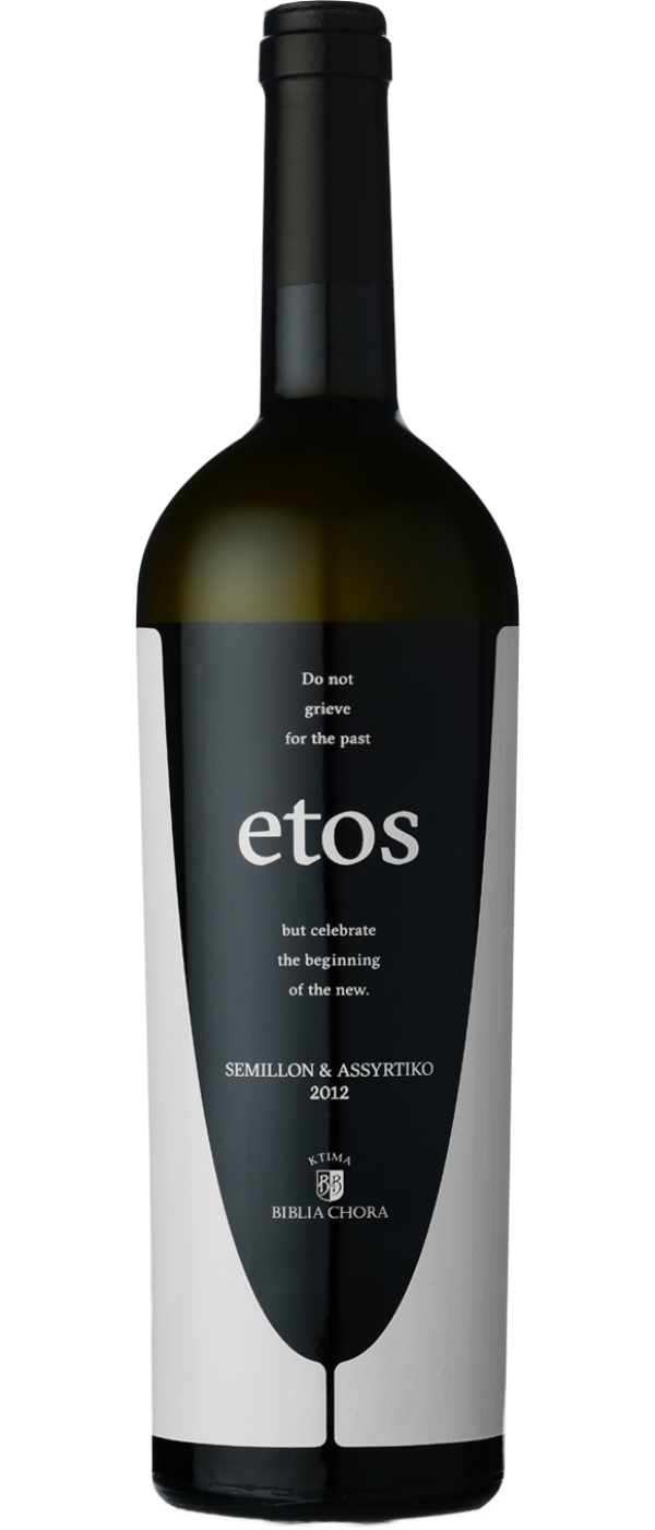 ΚΤΗΜΑ ΒΙΒΛΙΑ ΧΩΡΑ ETOS ΑΣΥΡΤΙΚΟ-SEMILLON 2012