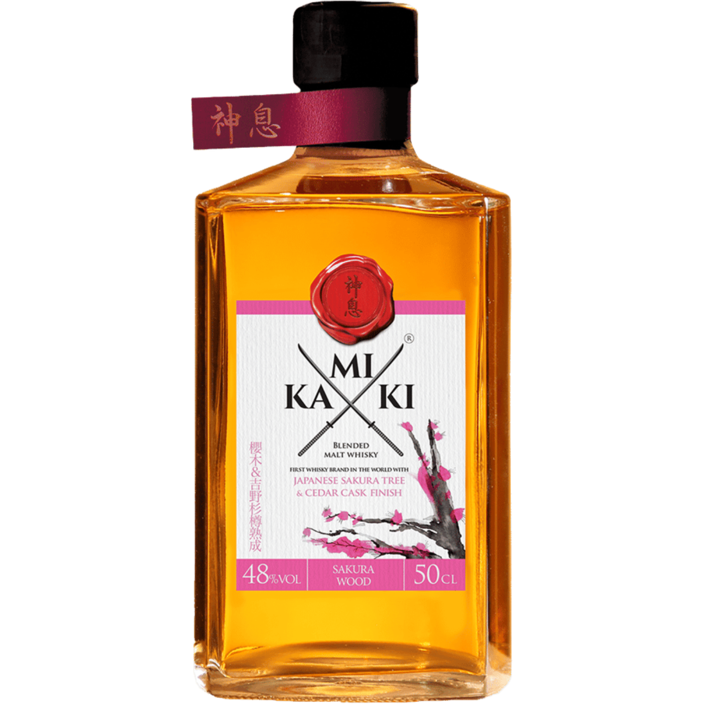 KAMIKI SAKURA WOOD WHISKY 500ML