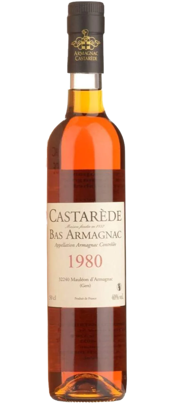 CASTAREDE 1980 FRENCH ARMAGNAC 500ML