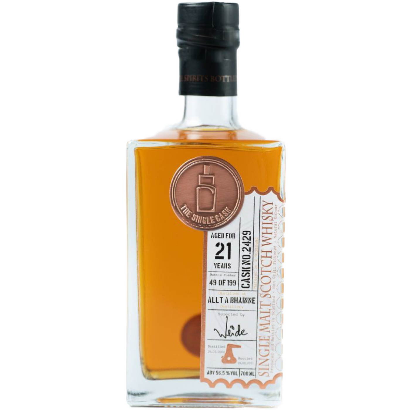 ALLT A BHAINNE SINGLE CASK 21 Y.O. 2000