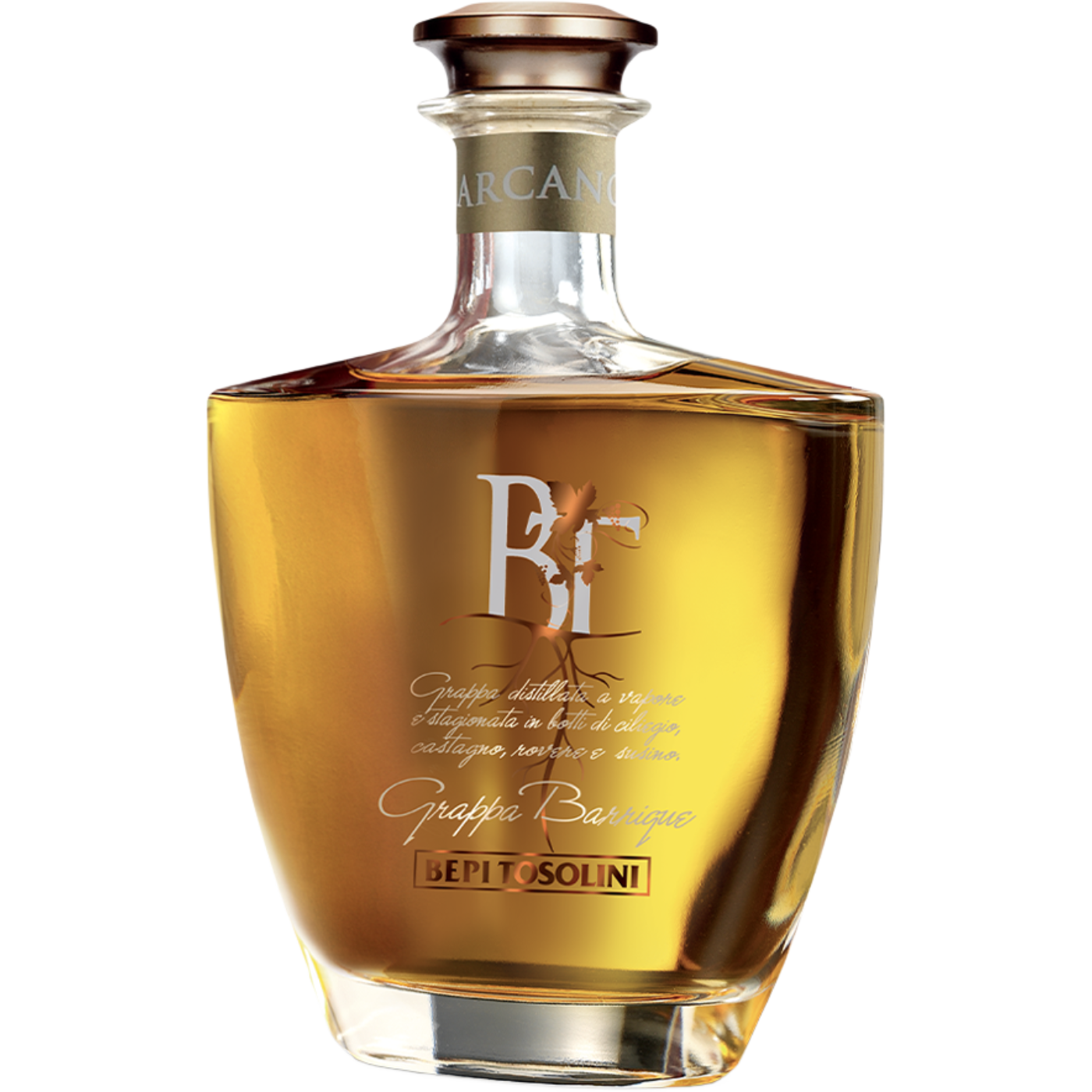 BEPI TOSOLINI GRAPPA ARCANO DECANTER