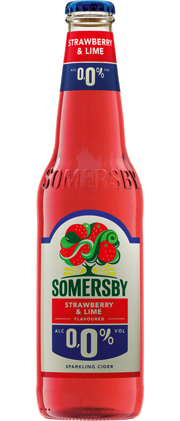 SOMERSBY STRAWBERRY & LIME 0% 330ML