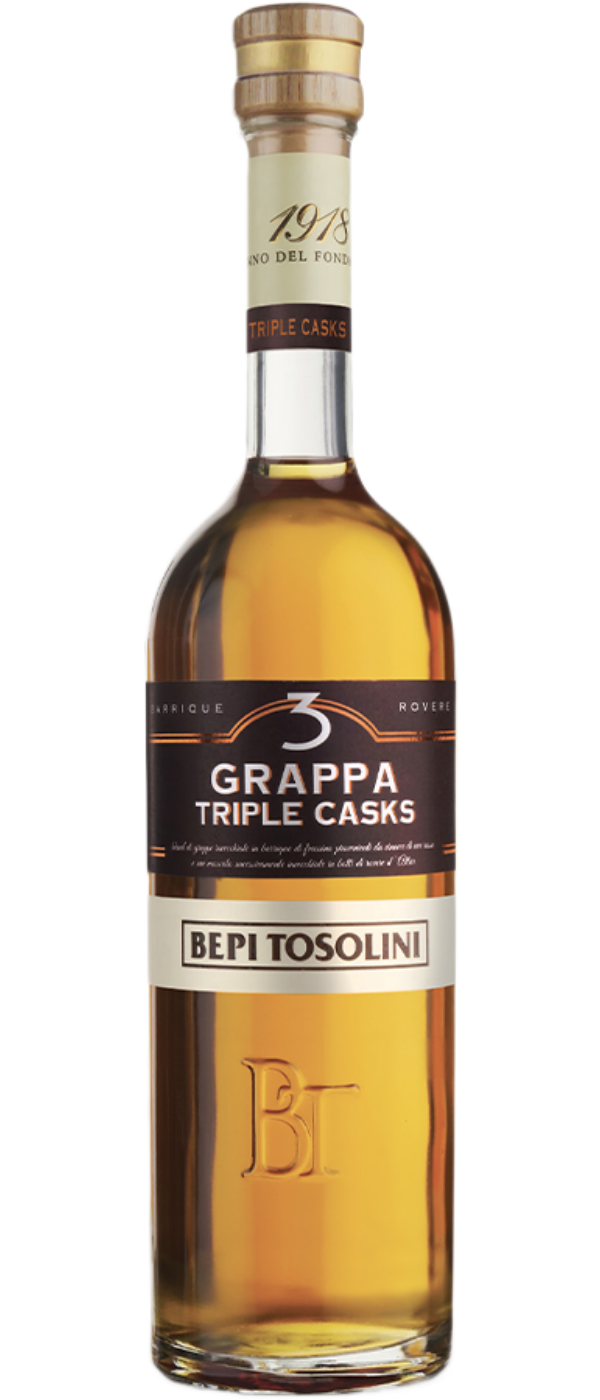 BEPI TOSOLINI GRAPPA TRIPLE CASK 500ML