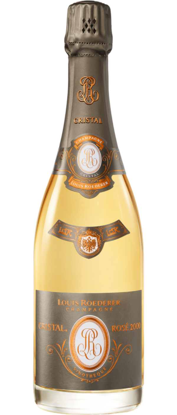 LOUIS ROEDERER VINOTHEQUE CRISTAL 2000 ROSE