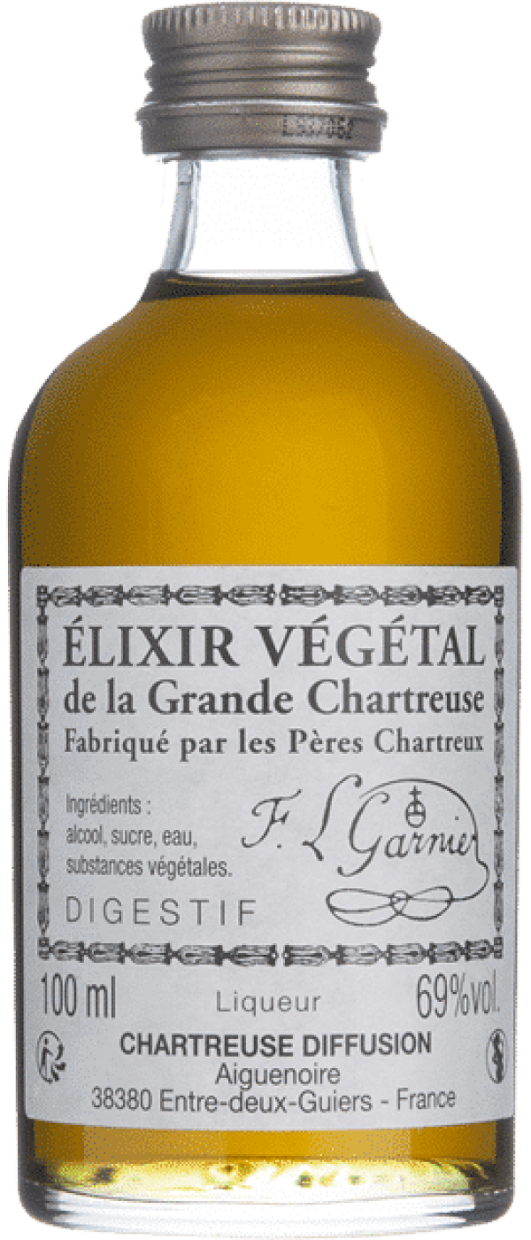 CHARTREUSE ELIXIR VEGETAL 69% 100ML